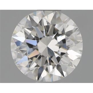 0.70 Carat Round H VVS2 EX GIA Natural Diamond