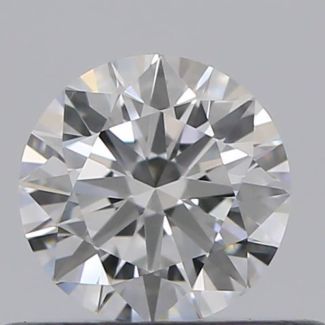 0.40 Carat Round E VVS2 G EX VG GIA Natural Diamond