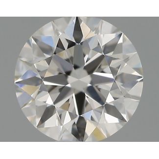 0.5 Carat Round H VS1 EX GIA Natural Diamond