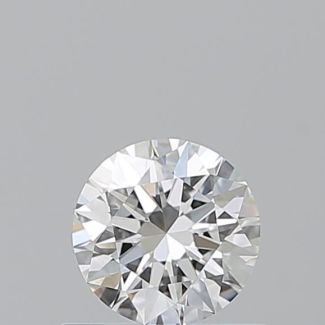 0.51 Carat Round E VVS1 EX GIA Natural Diamond