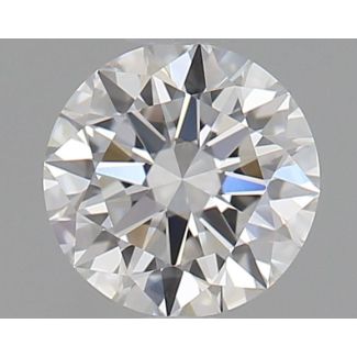 0.51 Carat Round E VVS2 EX GD GIA Natural Diamond