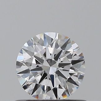 0.53 Carat Round D FL EX GIA Natural Diamond