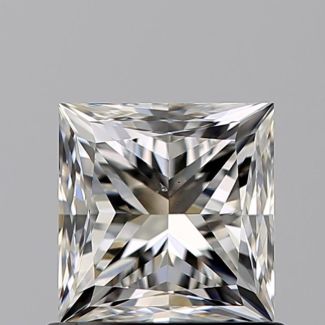 0.90 Carat Princess H VS2 - EX VG GIA Natural Diamond