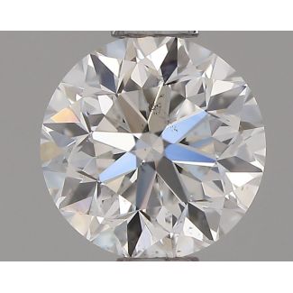 0.71 Carat Round E SI1 GD EX GIA Natural Diamond