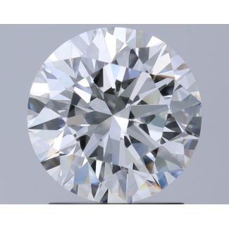 1.7 Carat Round G VVS2 EX GIA Natural Diamond