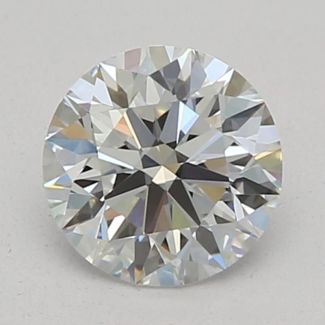 0.43 Carat Round D VVS1 EX GIA Natural Diamond