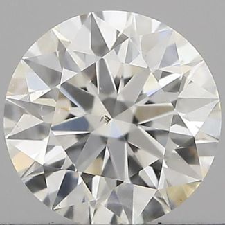 0.41 Carat Round G SI1 EX IGI Natural Diamond