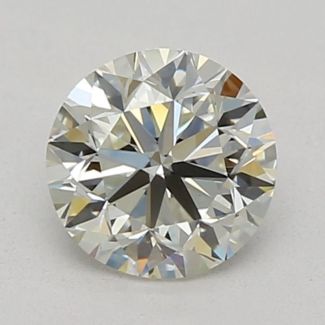 0.40 Carat Round I VS1 VG EX GIA Natural Diamond