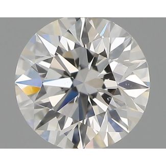 0.32 Carat Round F VS2 EX GIA Natural Diamond