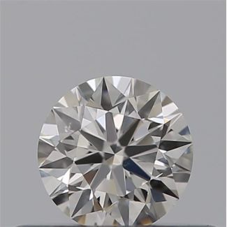 0.28 Carat Round H VVS1 EX GIA Natural Diamond