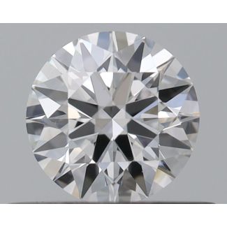 0.34 Carat Round D VS1 EX GIA Natural Diamond