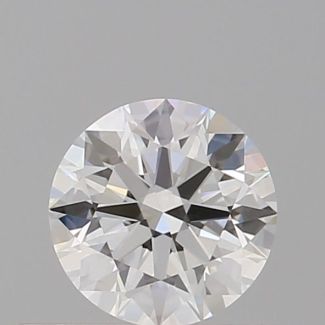 0.39 Carat Round E VVS1 EX GIA Natural Diamond