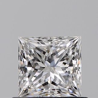 0.52 Carat Princess D SI1 - EX VG GIA Natural Diamond