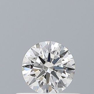 0.35 Carat Round F IF EX GIA Natural Diamond