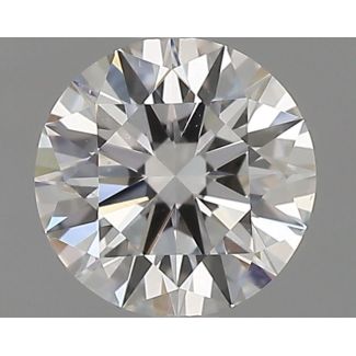 0.5 Carat Round F SI1 EX GIA Natural Diamond