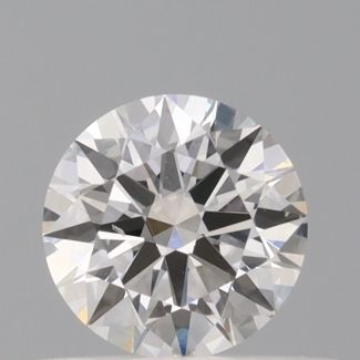 0.37 Carat Round H VS2 EX GIA Natural Diamond