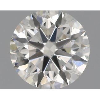 0.86 Carat Round F SI1 EX IGI Natural Diamond