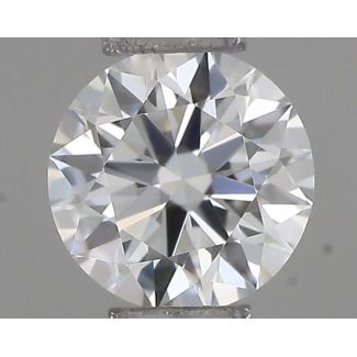 0.23 Carat Round F VVS1 EX GIA Natural Diamond