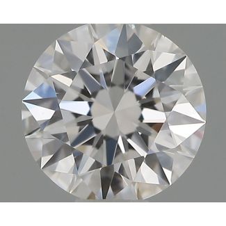 0.38 Carat Round D VS1 EX GIA Natural Diamond