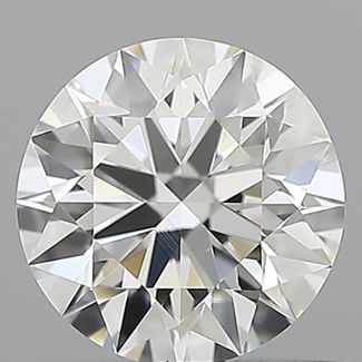 0.57 Carat Round G VVS2 EX GIA Natural Diamond