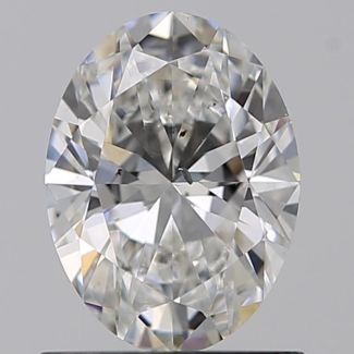 0.75 Carat Oval F SI2 - EX VG GIA Natural Diamond