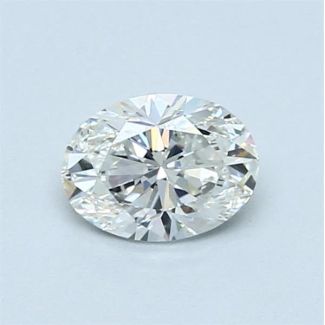 0.72 Carat Oval F SI1 - VG GIA Natural Diamond