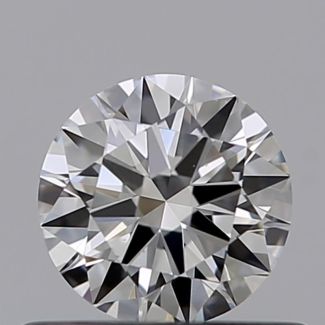 0.4 Carat Round F VS1 EX GIA Natural Diamond