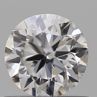 0.60 Carat Round F VS2 VG GIA Natural Diamond