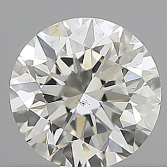 0.40 Carat Round H SI1 VG GIA Natural Diamond