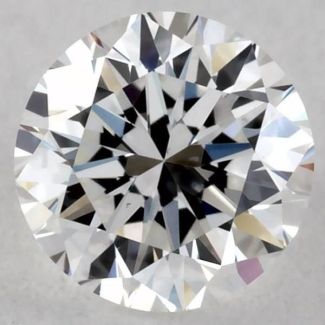 0.23 Carat Round F VVS2 VG GIA Natural Diamond