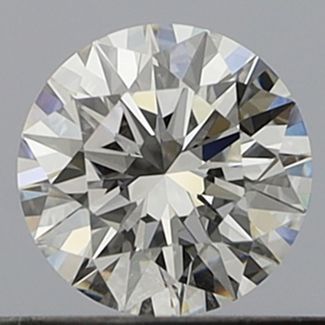 0.41 Carat Round E VVS2 EX GIA Natural Diamond