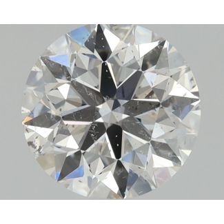 0.8 Carat Round F SI2 EX GIA Natural Diamond