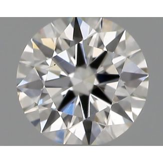 0.30 Carat Round H SI1 EX VG GIA Natural Diamond