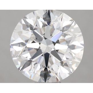 2.06 Carat Round F VS2 EX GIA Natural Diamond