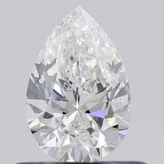 0.50 Carat Pear E SI1 - EX VG GIA Natural Diamond