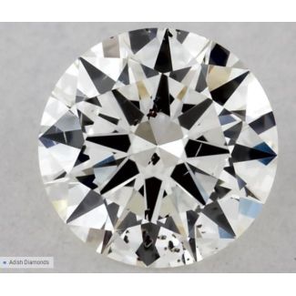 0.5 Carat Round H SI2 EX VG GIA Natural Diamond