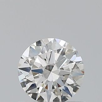 0.5 Carat Round H VS1 EX GIA Natural Diamond