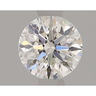 0.31 Carat Round H VS2 EX GIA Natural Diamond