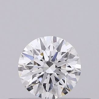 0.26 Carat Round E VVS2 EX GIA Natural Diamond