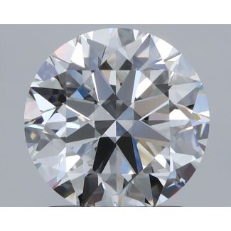 1.8 Carat Round E VVS1 EX GIA Natural Diamond