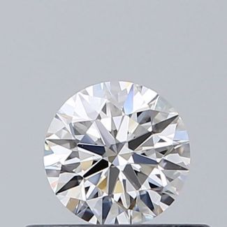 0.34 Carat Round E VVS1 EX GIA Natural Diamond