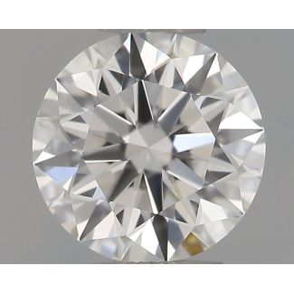 0.32 Carat Round H IF EX IGI Natural Diamond