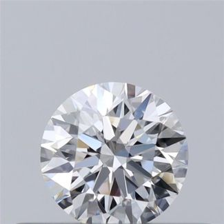 0.31 Carat Round F VVS1 EX GIA Natural Diamond