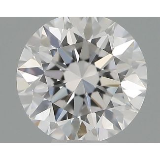 0.3 Carat Round D VVS1 EX IGI Natural Diamond