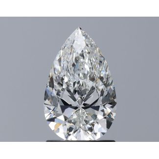 1.5 Carat Pear H SI1 - EX GIA Natural Diamond