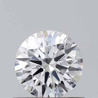 0.61 Carat Round D VVS1 EX GIA Natural Diamond