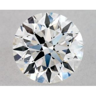 0.6 Carat Round E VVS1 EX GIA Natural Diamond