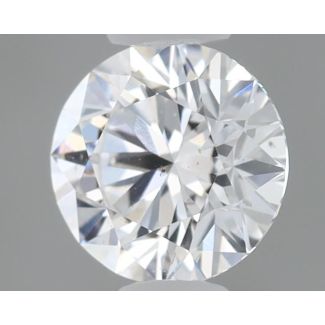 0.3 Carat Round D SI2 EX GIA Natural Diamond