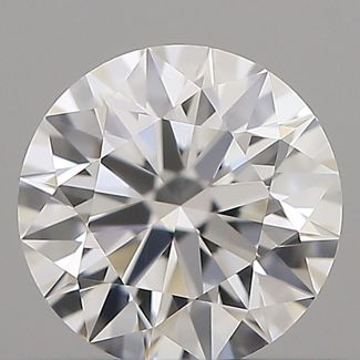 0.36 Carat Round E VVS1 EX GIA Natural Diamond