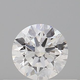 0.36 Carat Round D VVS1 EX GIA Natural Diamond